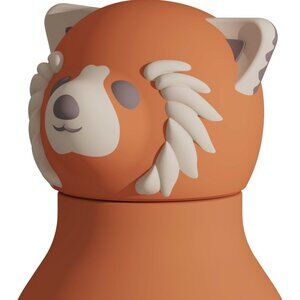 Asobu RED PANDA Bestie Bottle Water Bottle  16 oz  24 hr insulated stainless New